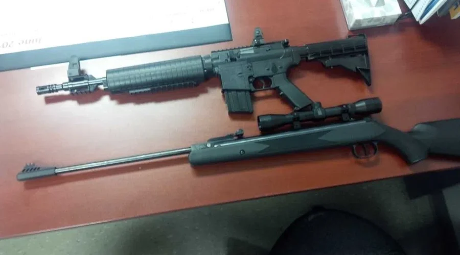 Man Arrested After Carrying Gun In Public
