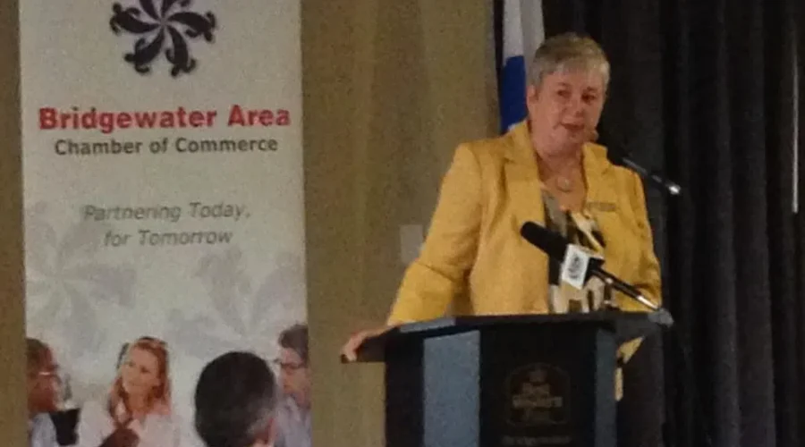 Liberal Candidate Speaks At Bridgewater Chamber Breakfast