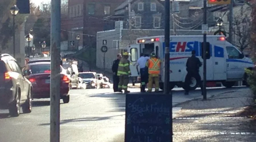 Vehicle/ Pedestrian Accident in Bridgewater