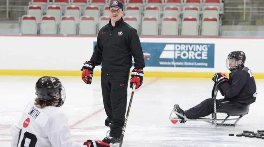 Former Moosehead Reid Coaching With Canada’s Sledge Hockey Team