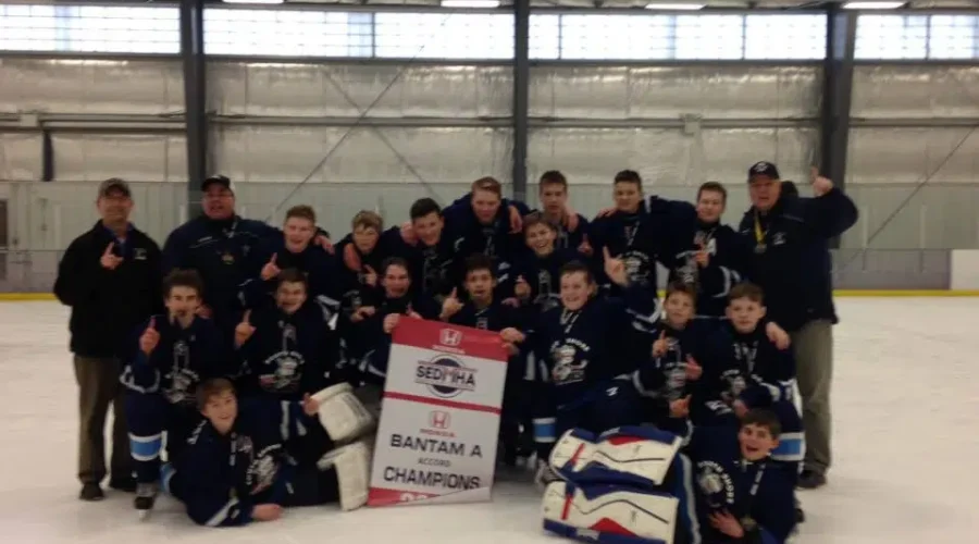 Bantam ‘A’ Ice Sharks Win SEDMHA Tournament