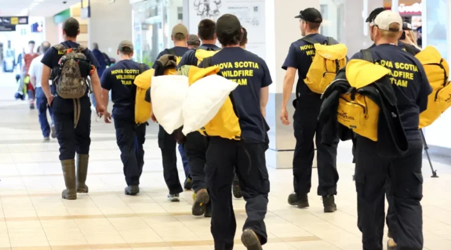 Nova Scotian Firefighters Lend A Hand In Manitoba