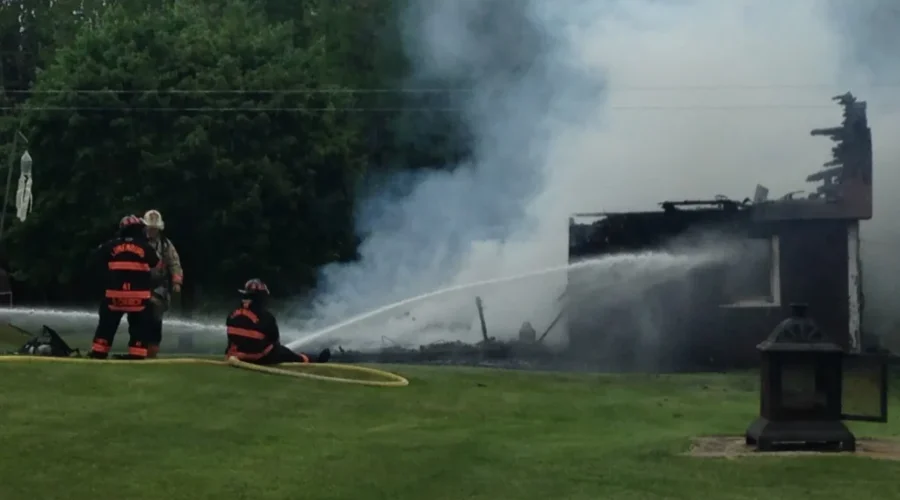 Barn Fire Near Lunenburg