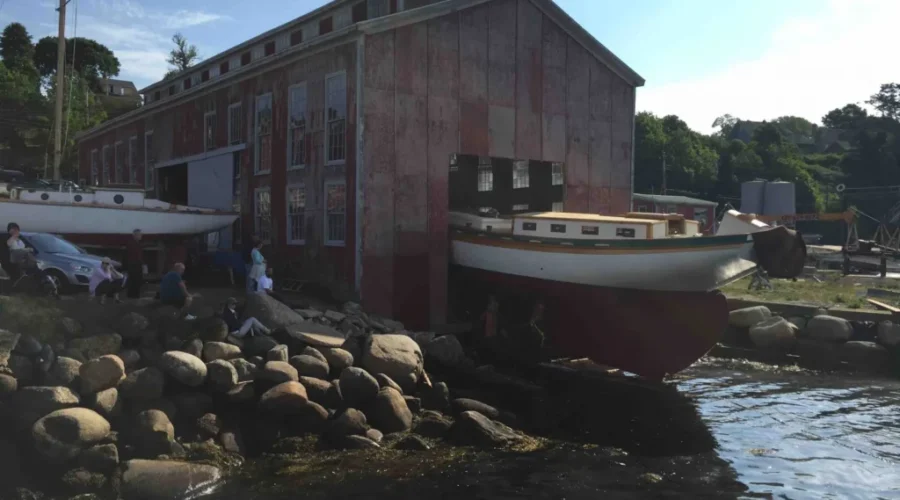 New Wooden Schooner Is Launched From Lunenburg