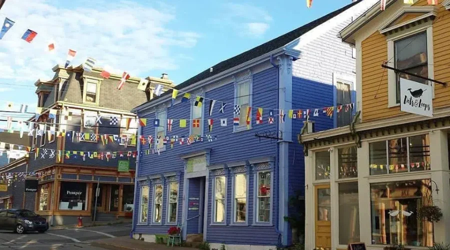 Lunenburg Street Flags Are Up