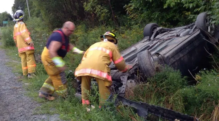 No One Found Near Flipped Car On Highway 103