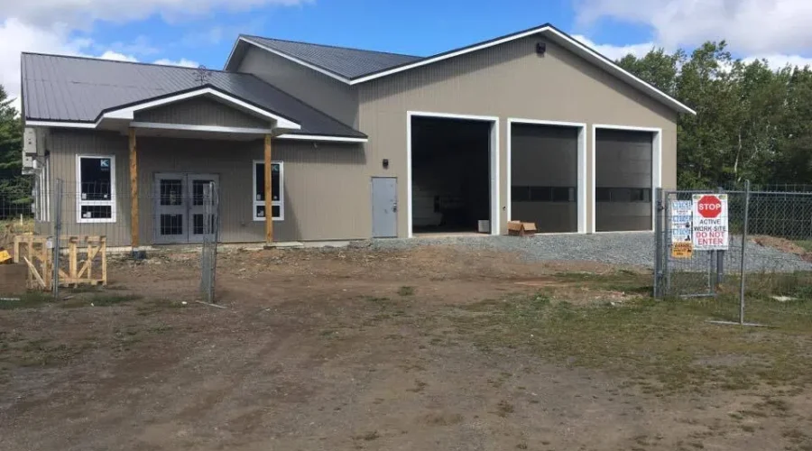 New Blockhouse Fire Hall Nearing Completion