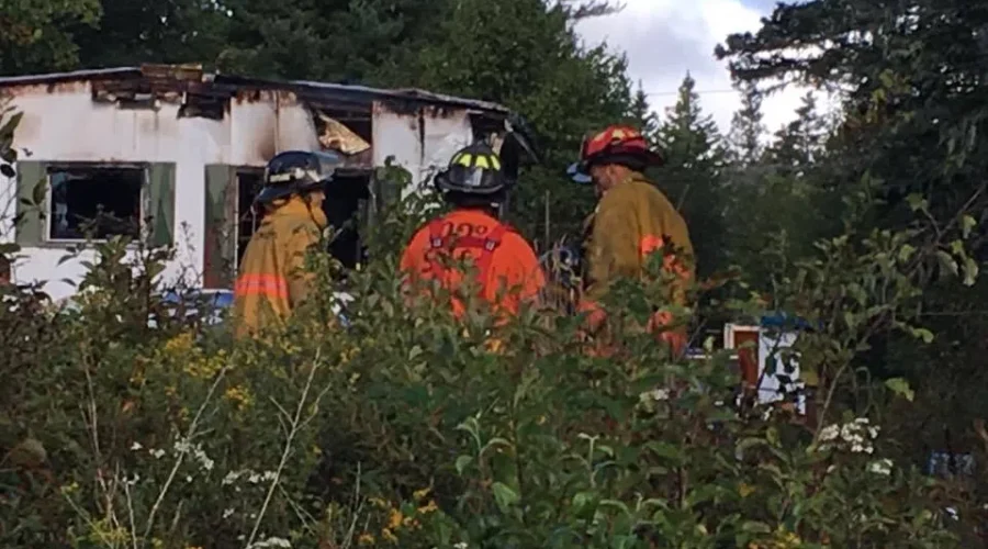 VIDEO: Mobile Home Catches Fire