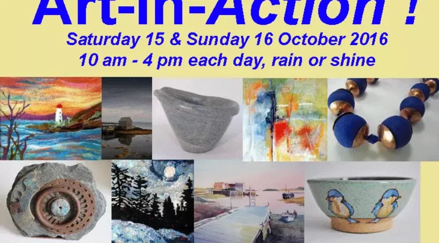 Art is In Action In Lunenburg