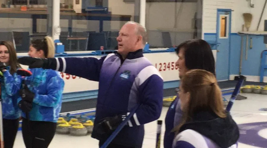 Olympic, World Champion Curler Instructs Youth in Bridgewater