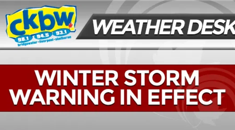 Winter Storm Warning Issued By Environment Canada