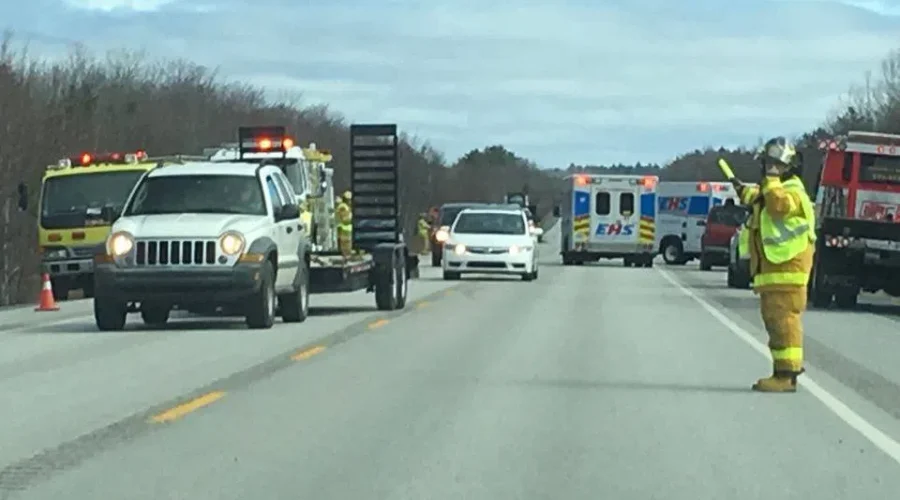 Man, Woman Injured In Highway 103 Crash
