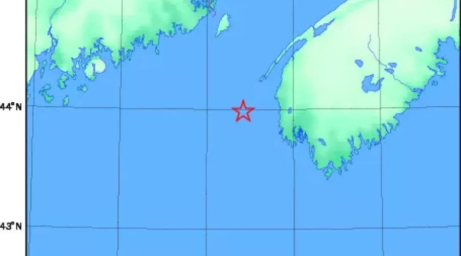 Small Earthquake Felt Off Yarmouth