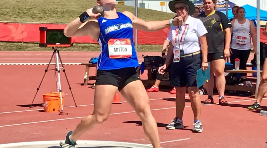 Mitton Captures Canada Games Gold in Women’s Shot Put