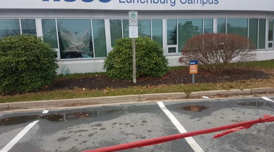 NSCC Lunenburg Looks At Repairs After Deer Crashes Through Window