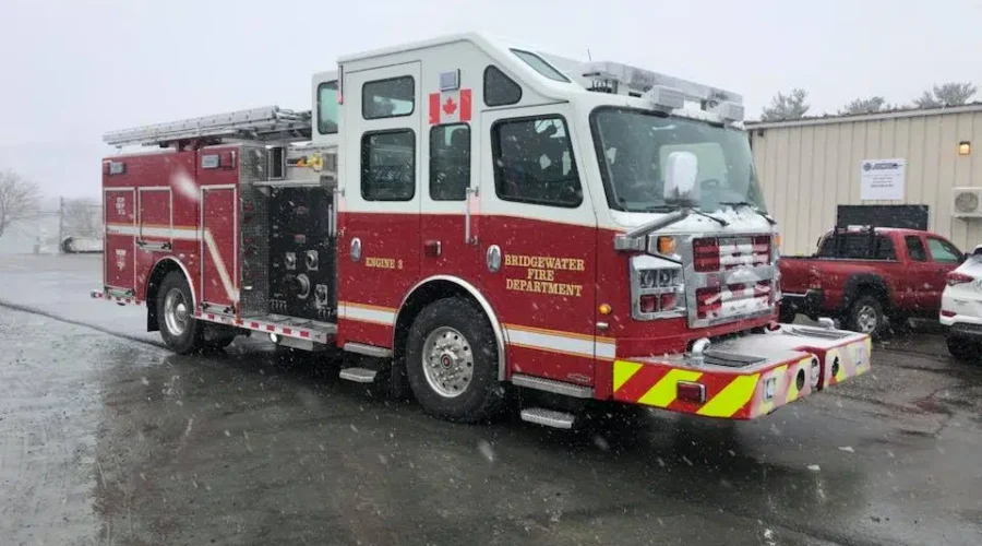 New Fire Engine Arrives In Bridgewater