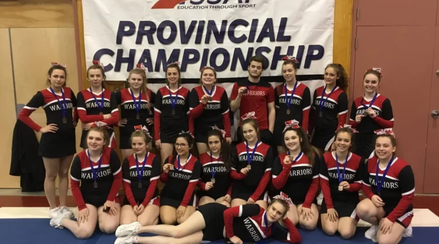 LRHS Cheerleading Team Takes Bronze at Provincials