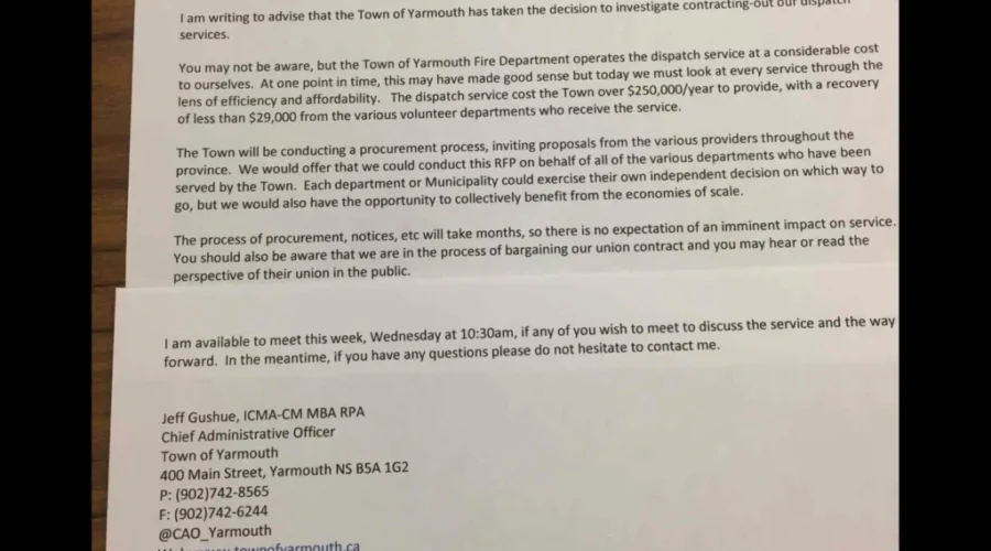 UPDATED Job Losses Coming To Yarmouth Fire Department