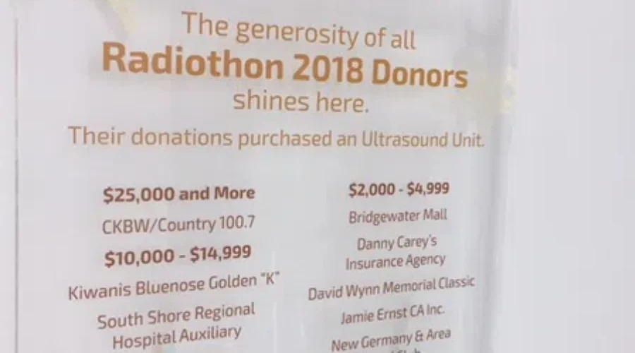 Ultrasound Arrives Thanks To South Shore Generosity