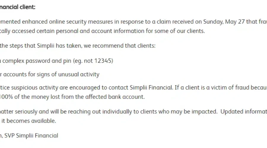 40,000 Simplii Financial Customers May Have Had Data Stolen