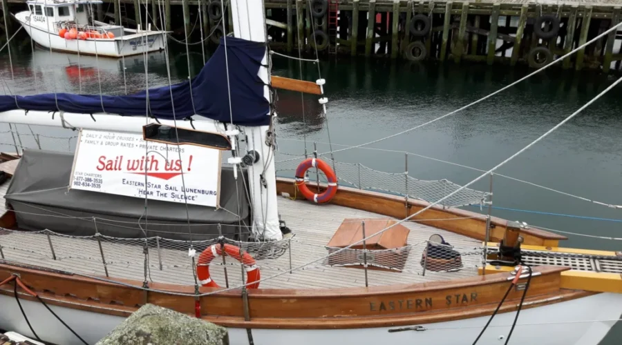Nature Gets In The Way of Lunenburg Sailing Vessel