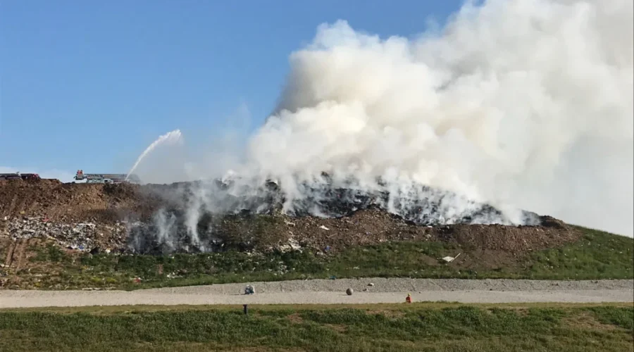 Fire Closes Kaizer Landfill in Chester