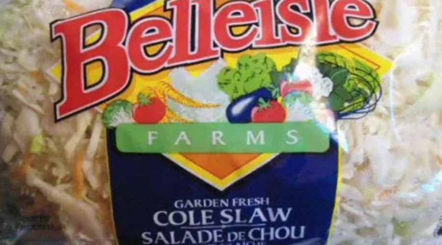 Belleisle Farms Cole Slaw Recalled
