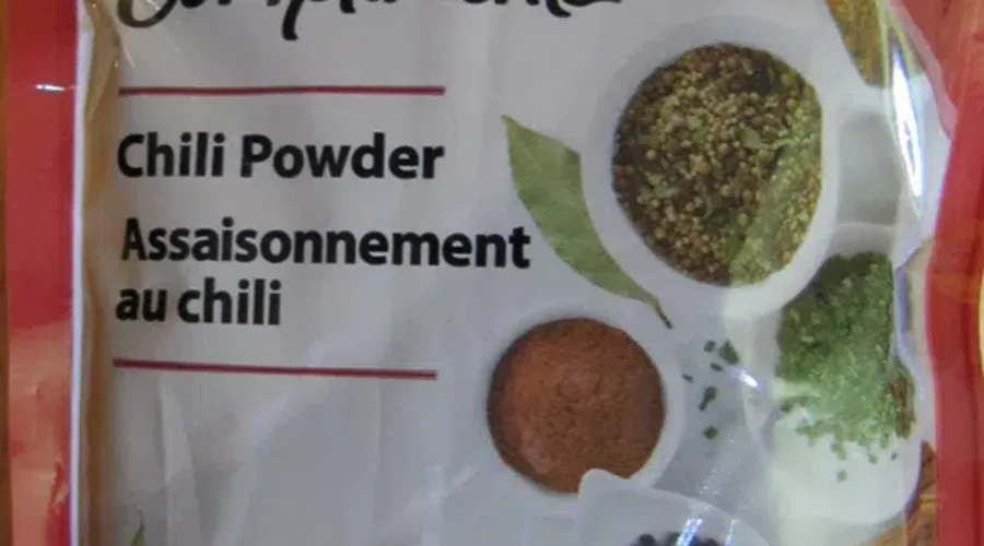 Chili Powder Recall Due To Salmonella Risk