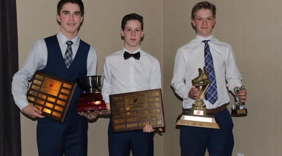 Woodworth, Hopkins Win Multiple Awards at Major Bantam Lumberjacks Banquet