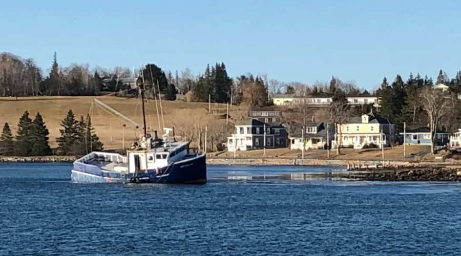 Coast Guard Working To Remove Grounded Vessel