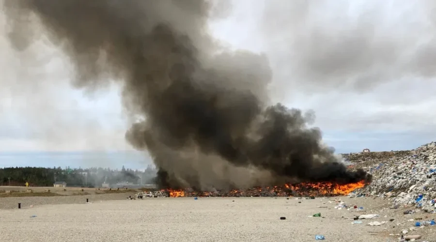 Chester Dump Fire Under Control