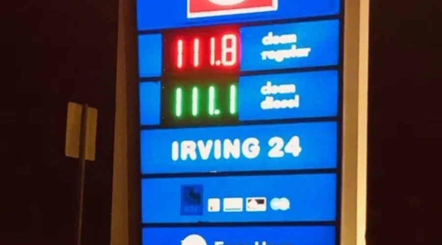 Gas Prices Rise in Nova Scotia