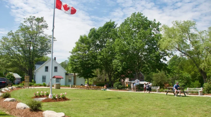 Blockhouse Community Park Invites Visitors To Sit And Chat