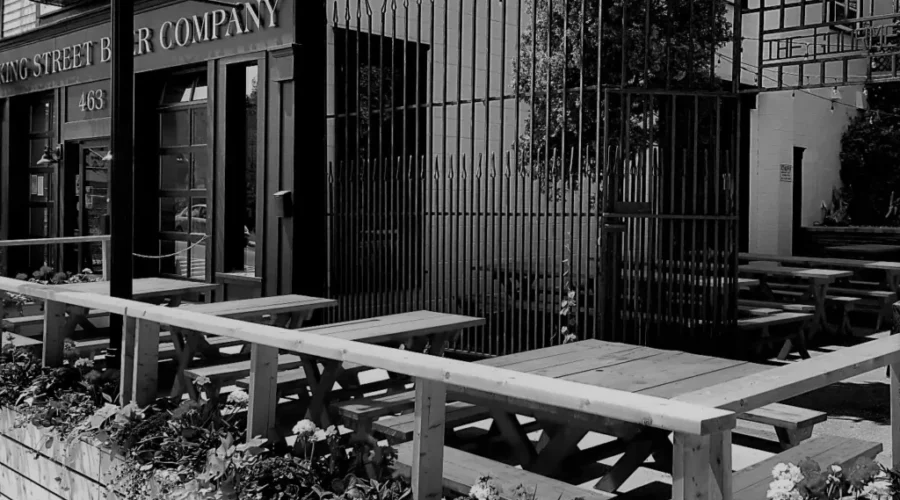Sidewalk Patio Upsets People Looking For Parking on King Street