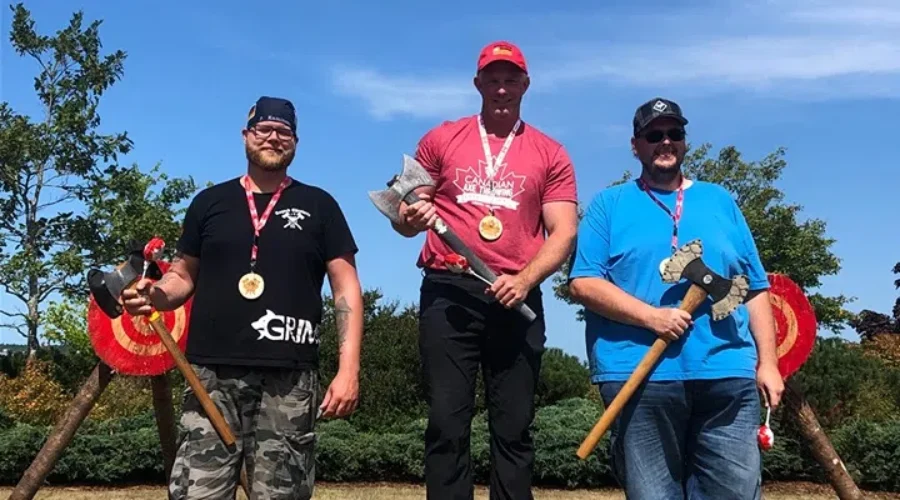 Pubnico’s Nickerson Wins Canadian Axe Throwing Championship