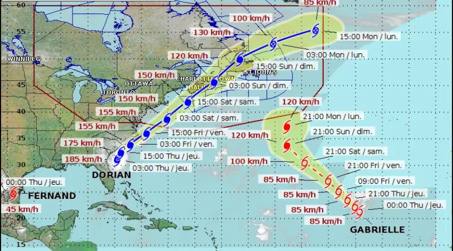 Dorian Will Impact Nova Scotia