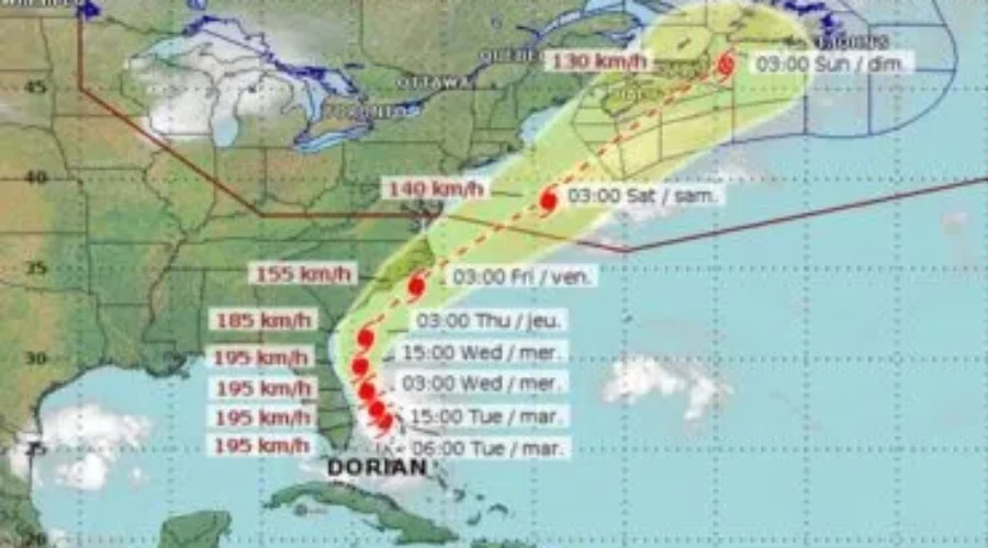 Dorian Will Hit Our Region