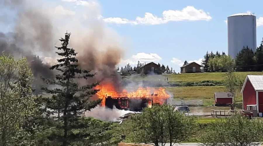 Structure Fire Destroys Barn And Equipment, Leaves Business’ Future Uncertain
