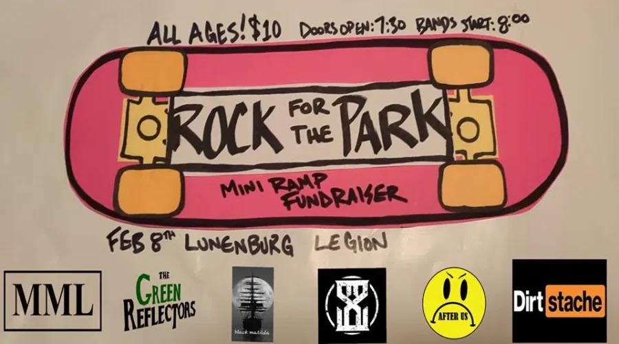 Lunenburg Locals Using Punk Show To Raise Funds For Skate Park