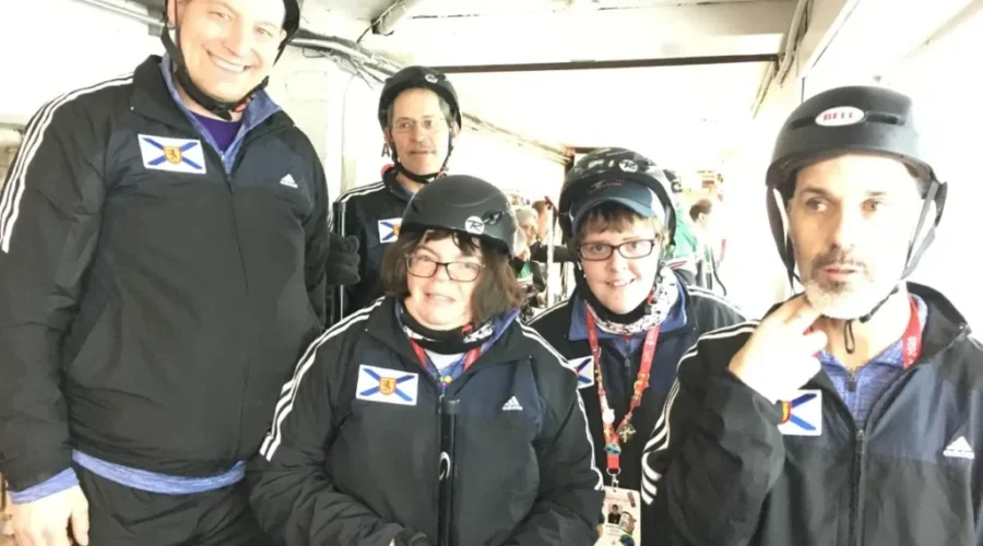 Special Olympics Curling Team Enjoying National Games
