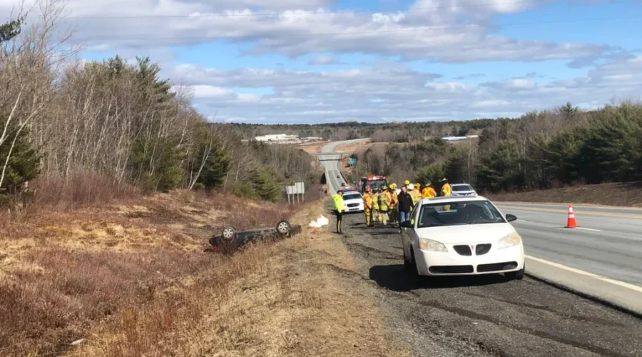 Driver Not Injured In Single-vehicle Accident on the 103