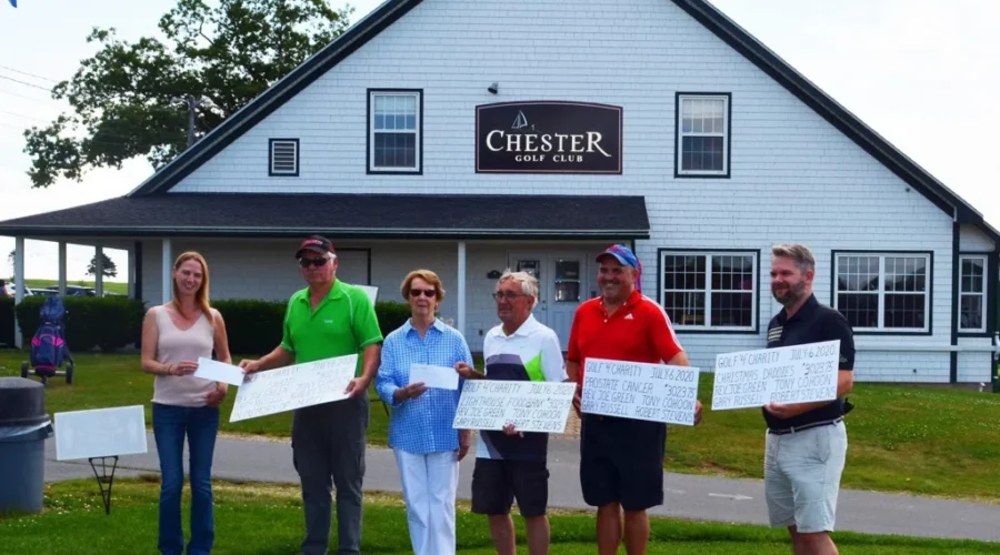 Golfing for Charity a Team Effort