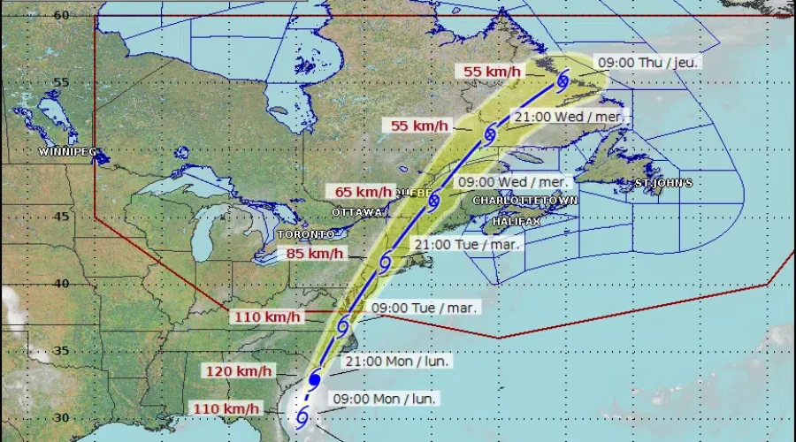 Nova Scotia May Be Spared Brunt of Hurricane Isaias