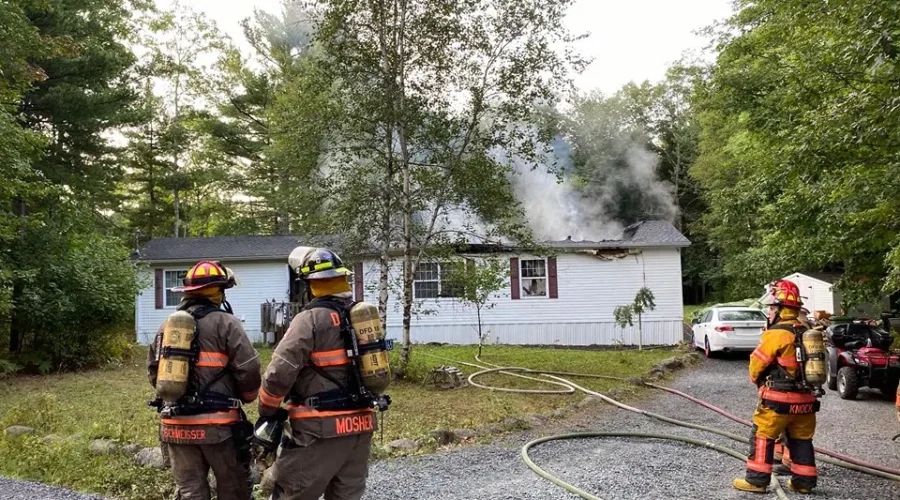 Multiple Fire Departments Respond To Dayspring Fire