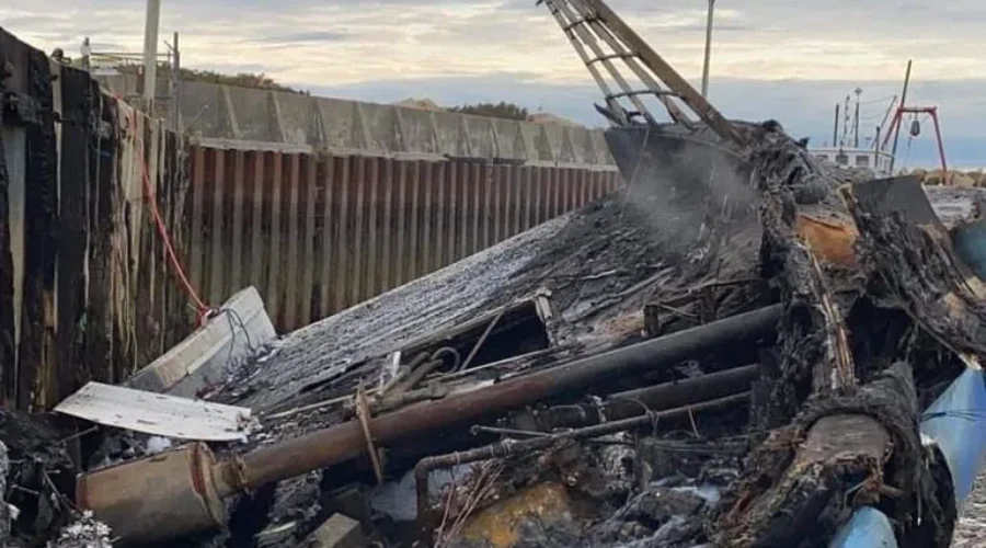 RCMP Investigating Vessel Fire In Comeauville