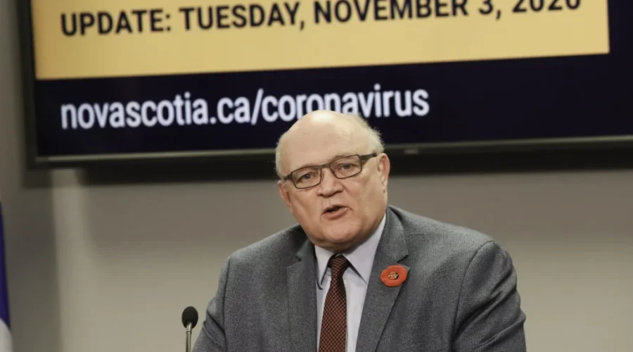 Dr. Strang says no community spread yet