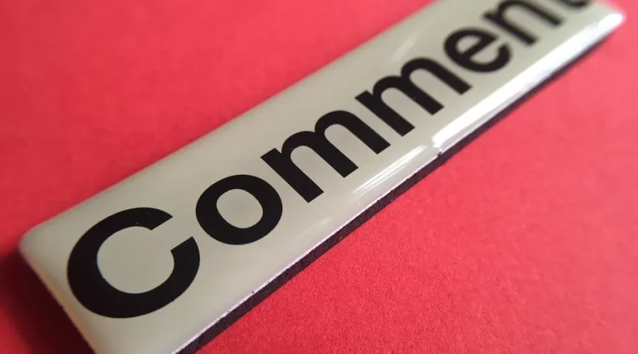 The Proper Way To Use The Comments