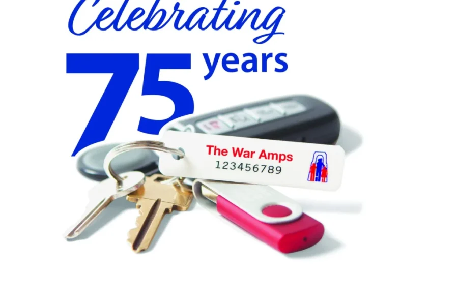 War Amps Key Tag Program Celebrate 75 Years
