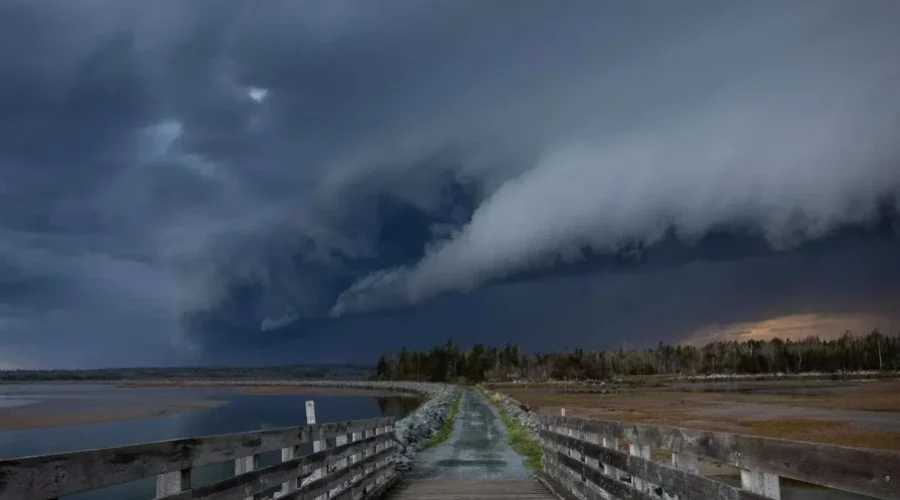 Storm Provides Picturesque Scenes Across NS