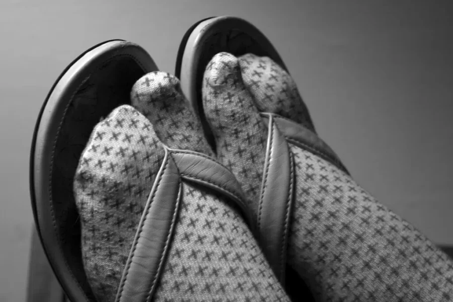 Shorts. Check. Sandals. Check. Socks… UMMM